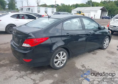 2014 Hyundai Accent Gls из США, поврежденный, VIN KMHCU4AE2EU767637